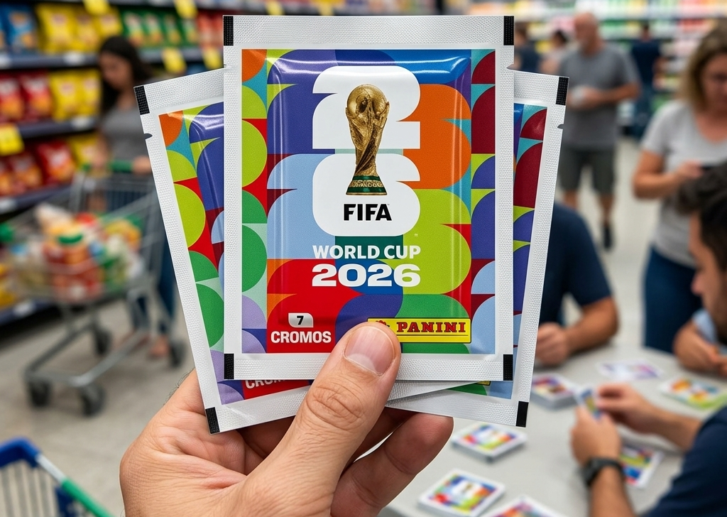 Supermercados se tornam ponto de troca de figurinhas da Copa do Mundo 2026