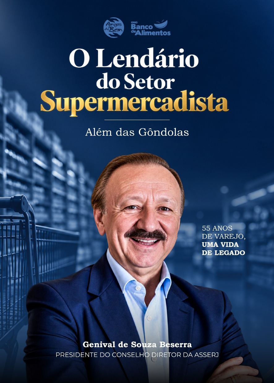 Biografia sobre o presidente do Conselho Diretor da ASSERJ, Genival Beserra, é lançada nesta segunda-feira (21)