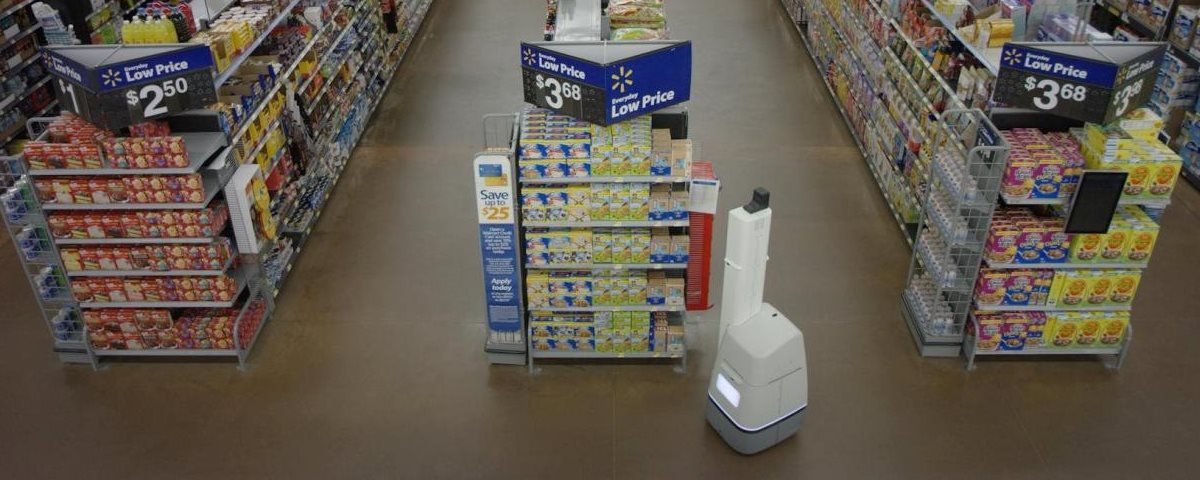 Walmart coloca robôs para escanear prateleiras de suas lojas