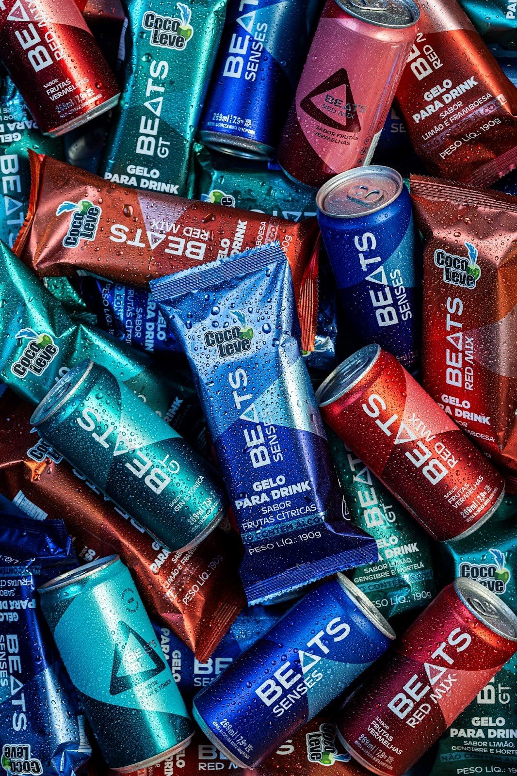 Collab do Carnaval: Beats e Coco Leve lançam edição especial de gelos saborizados