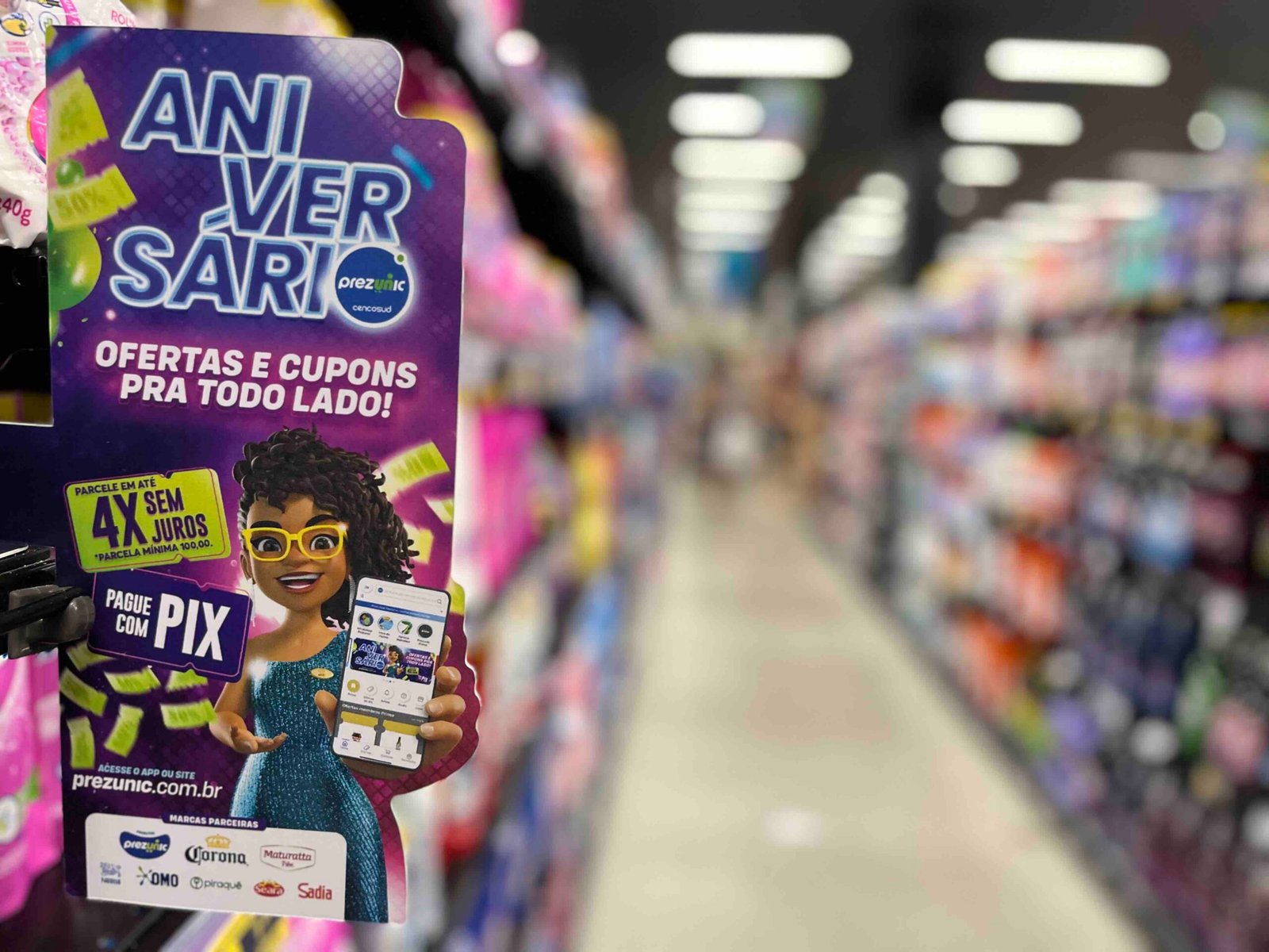 Aniversário Prezunic tem ‘Chuva de Cupons’ online e ações nas lojas físicas