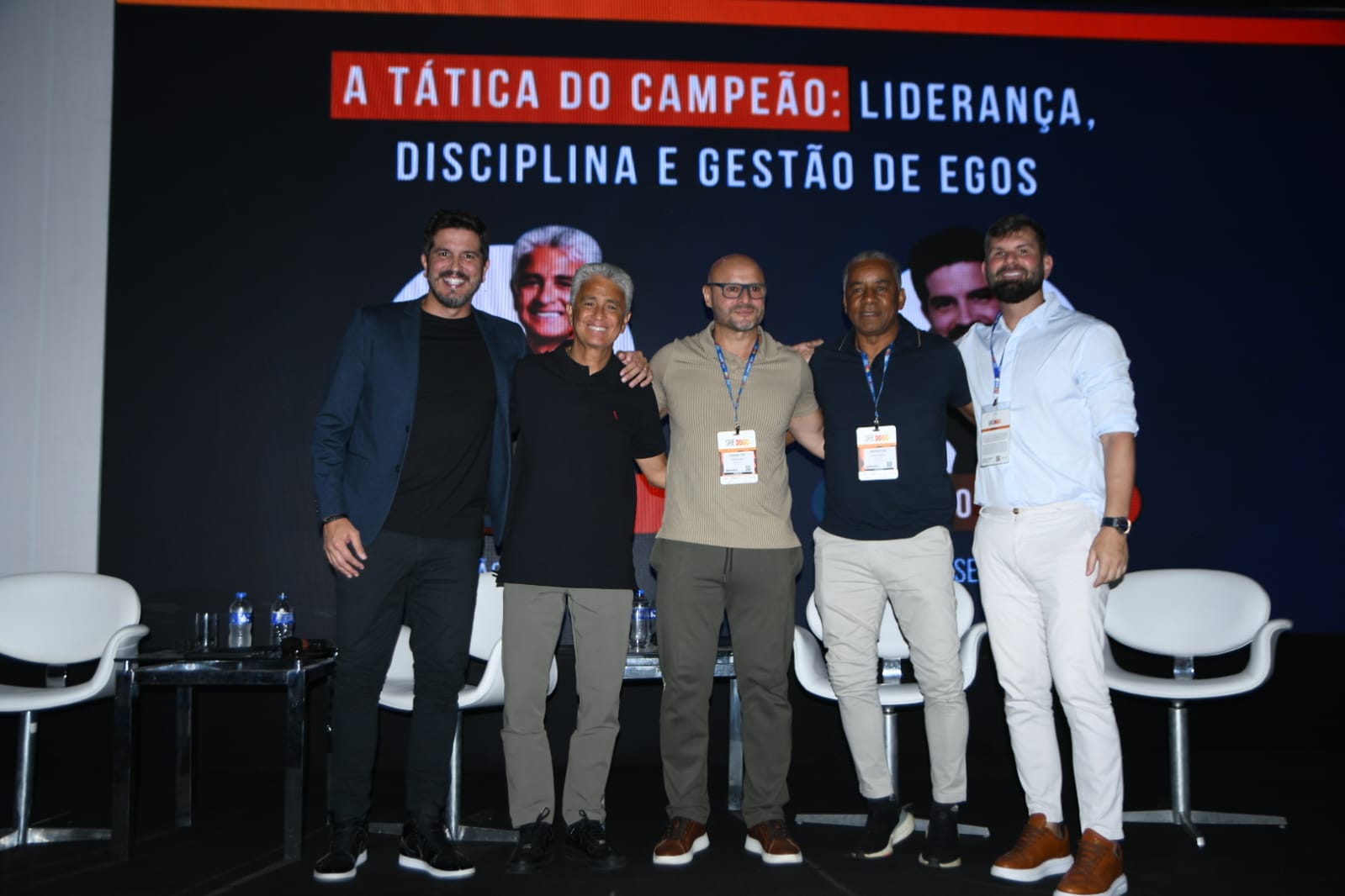 Disciplina, foco e liderança marcam painel com Bebeto na Convenção das Américas