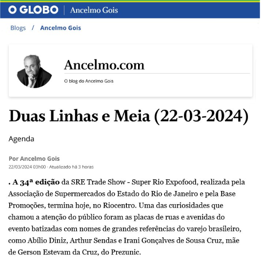 Saiu na mídia: SRE Trade Show foi destaque na imprensa brasileira