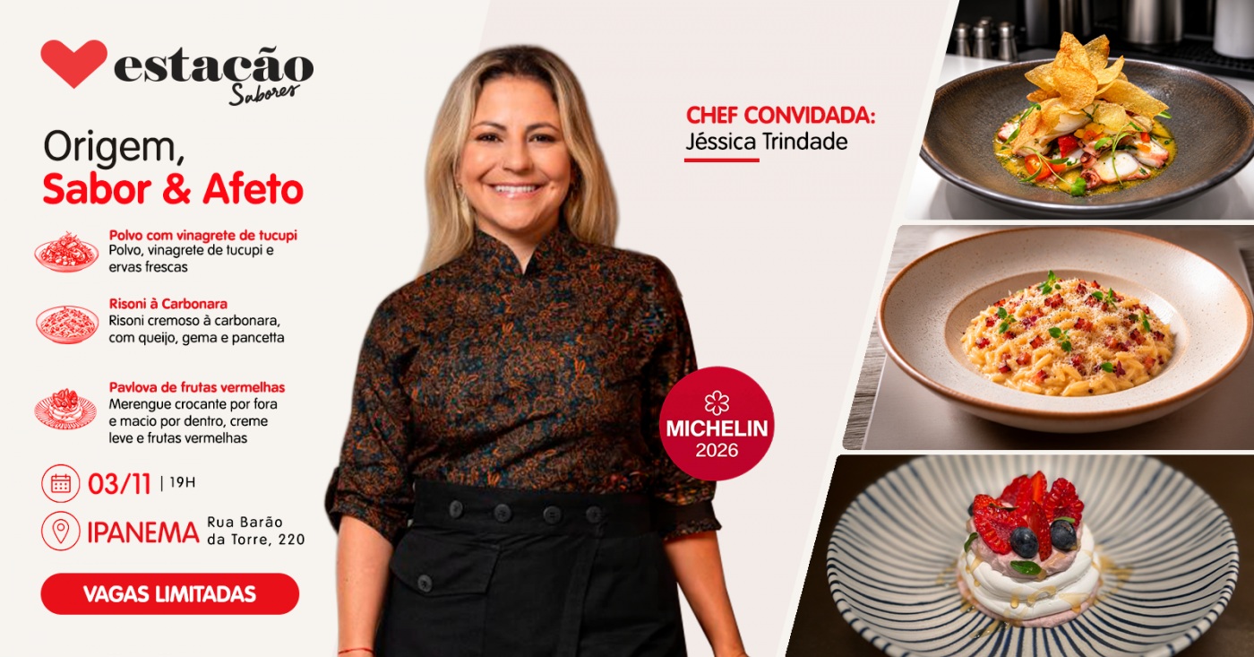 Zona Sul promove aula gastronômica com chef premiada com estrela Michelin