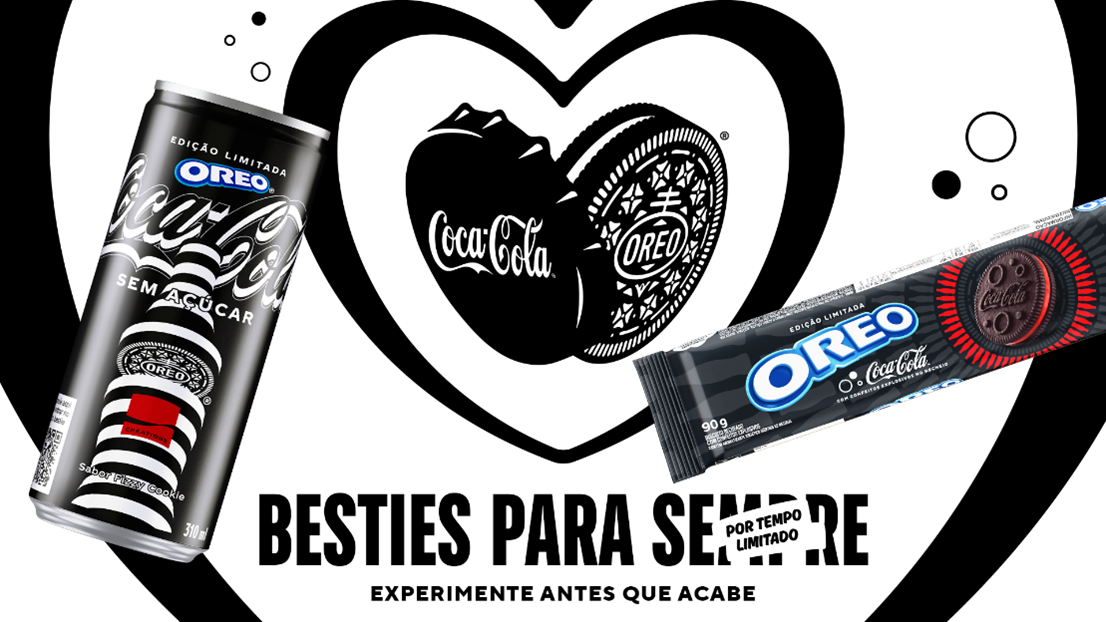 Coca-Cola e Oreo se tornam ‘besties’. Já sabe da novidade?