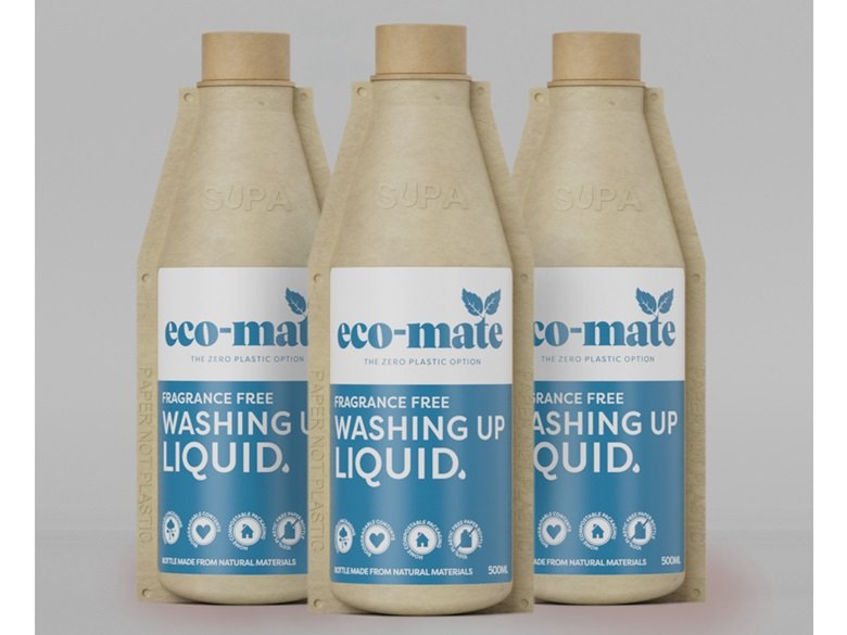 Tendência? Empresa americana lança garrafa de papel sem plástico para produtos de lavanderia