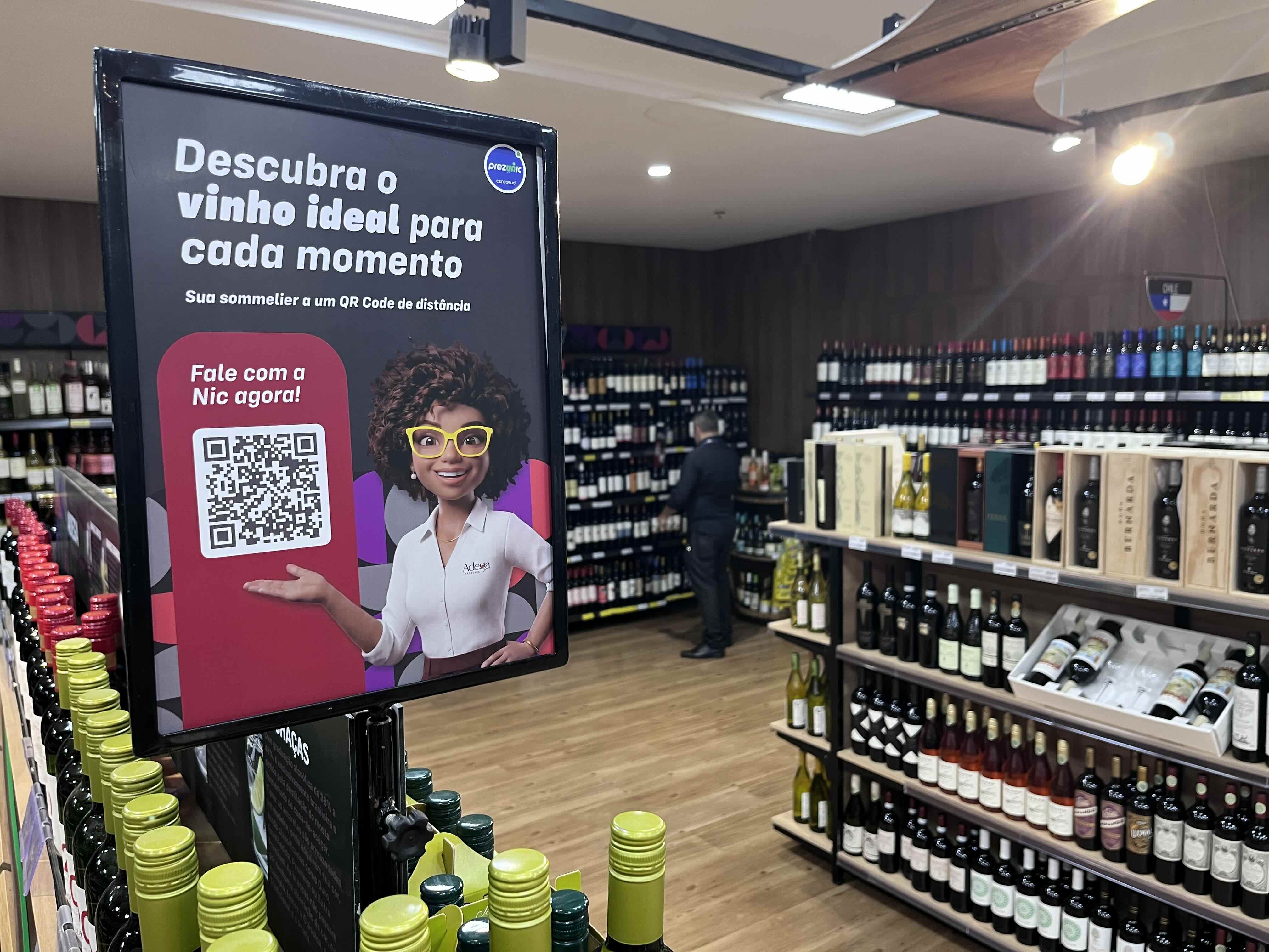 Prezunic leva sommelier digital com Inteligência Artificial para as adegas