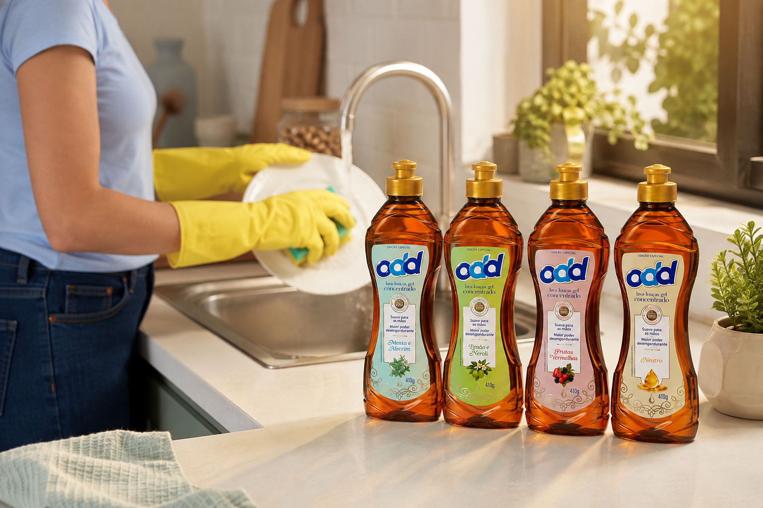 Edição especial do ODD Lava-Louças Gel Concentrado chega às gôndolas dos supermercados do Rio de Janeiro