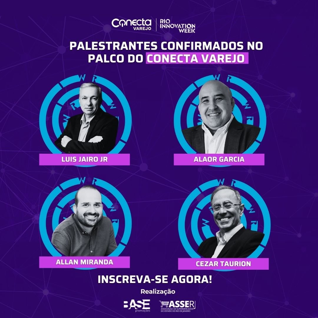 Associado da ASSERJ, Luis Jairo Jr, do Supermarket, mediará painel sobre os limites da IA no setor varejista, no Conecta Varejo