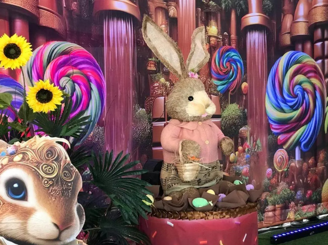 Ação gratuita realizada neste sábado (28) cria o clima de Fábrica de Chocolates de Páscoa e oferece atrações gratuitas para toda a família