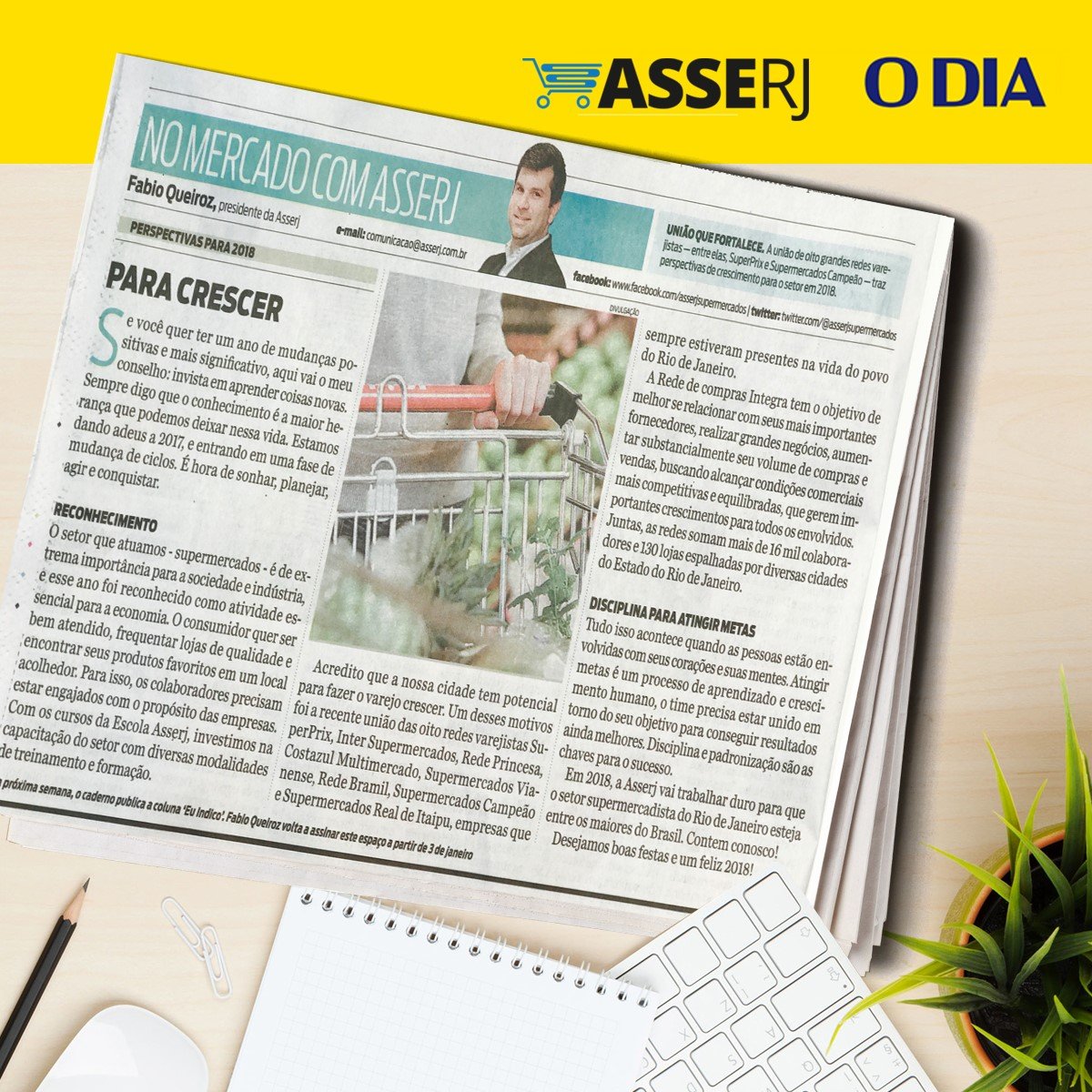 No mercado com ASSERJ: para crescer