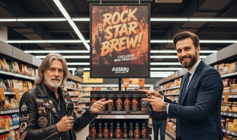 Associado da ASSERJ é escolhido por lenda do rock para vender seu produto! Vem saber!