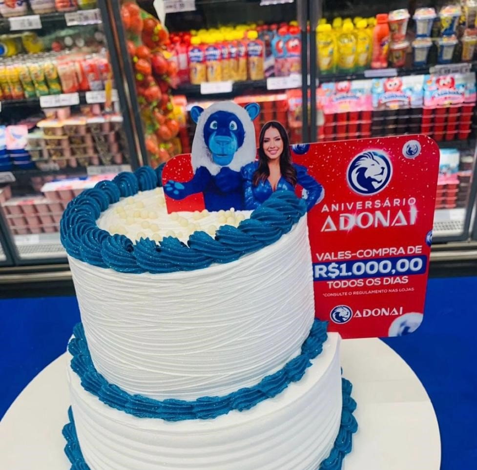 Abril é o mês de aniversário da rede Adonai Supermercados