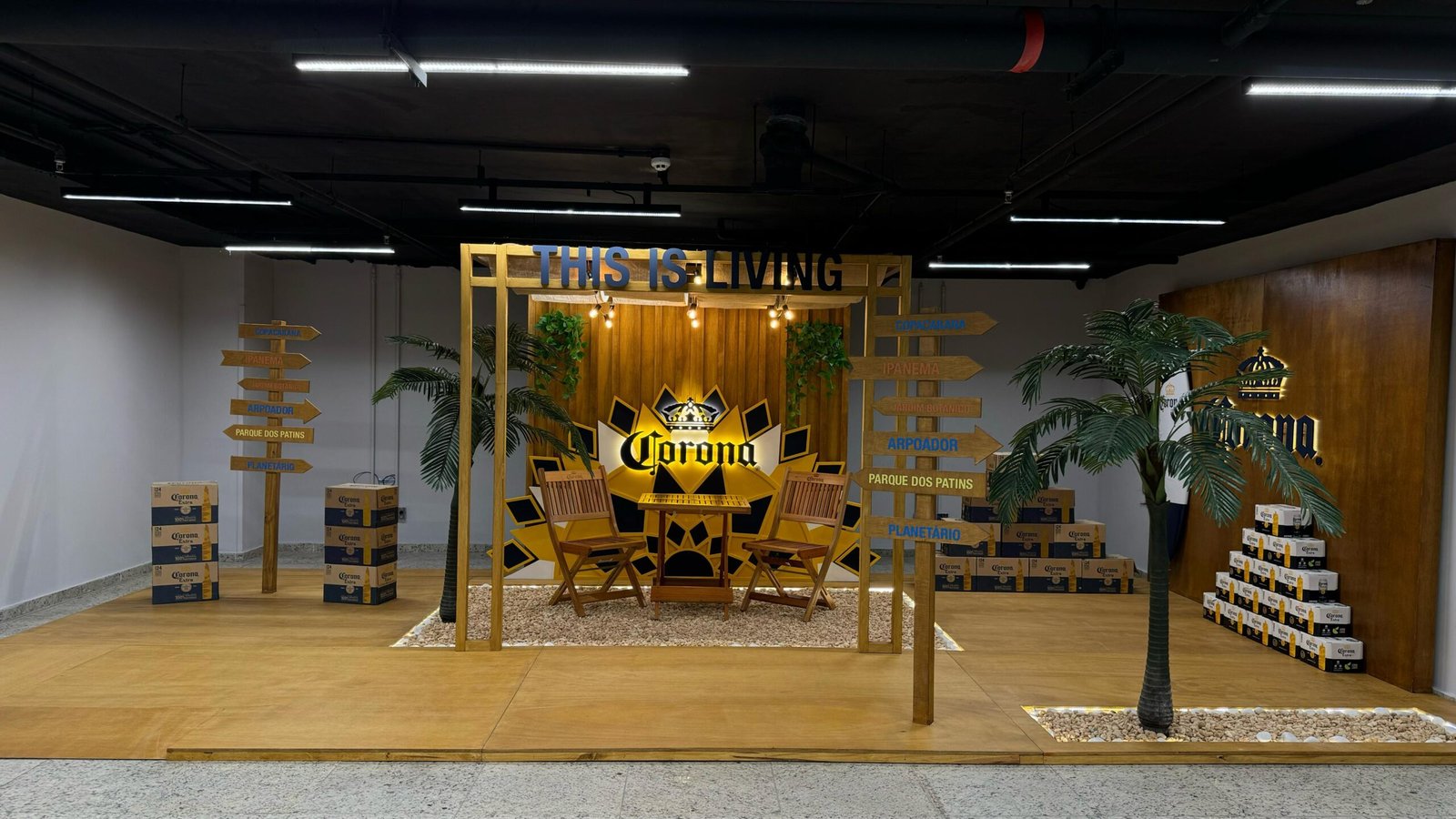 Espaço-experiência leva a praia ao supermercado; vem conhecer