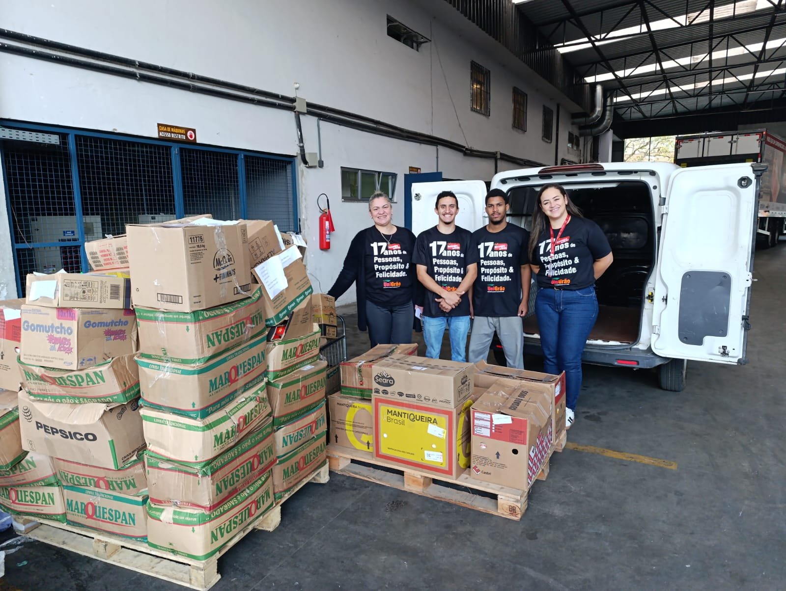 Armazém do Grão arrecada 8 toneladas de alimentos e beneficia instituições em três cidades, em campanha solidária