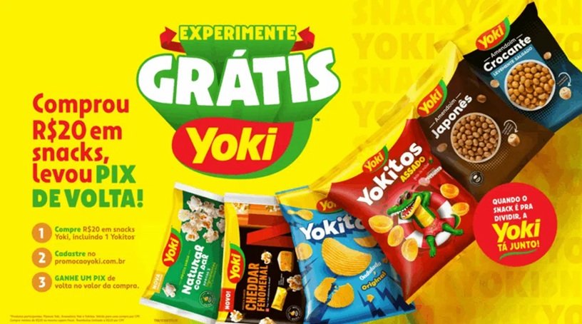 Campanha inovadora e agressiva: Yoki repagina linha de snacks com promoção nacional